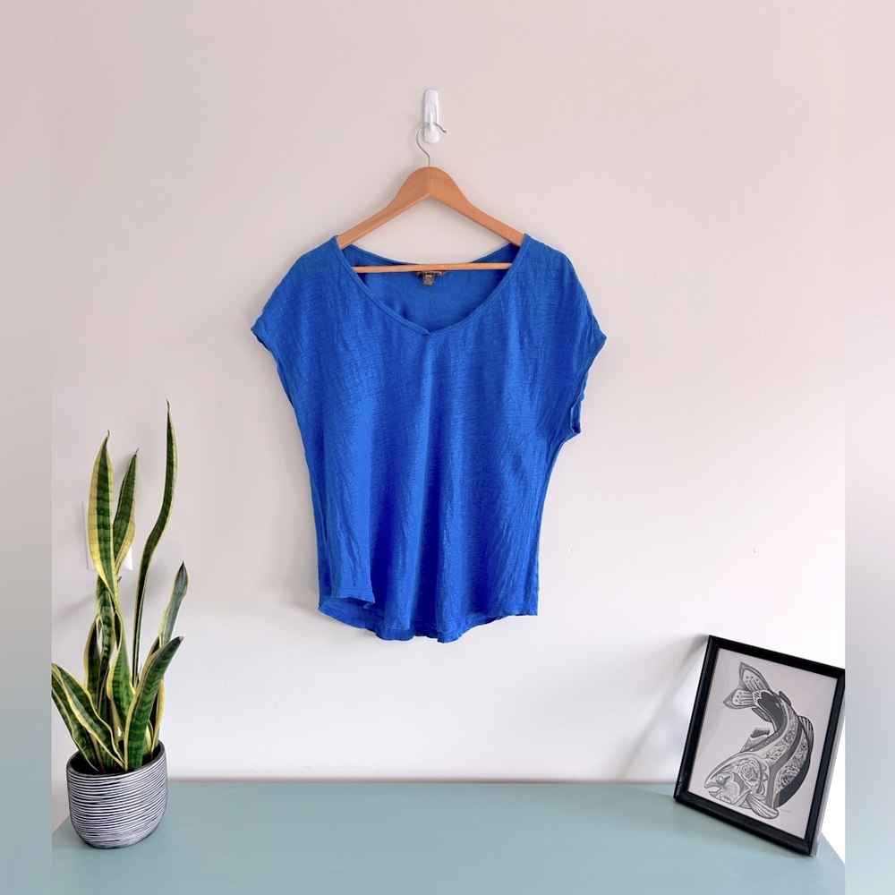 Tommy Bahama Vibrant Blue Short Sleeve Top
